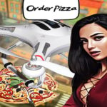 Livraison de pizza par drone